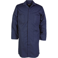 100% Cotton Shop Coats, Cotton, Size 34, Navy Blue Infinity Industrial Services Inc.