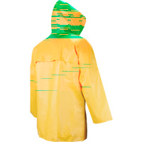 Neo-Slick Chemical & Acid Resistant Rain Jacket, Small, Yellow, Neoprene Infinity Industrial Services Inc.