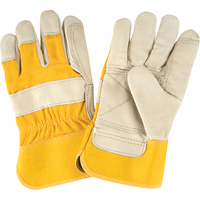 Premium Quality Fitters Gloves, Large, Grain Cowhide Palm, Cotton Inner Lining Infinity Industrial Services Inc.