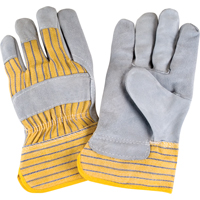 Premium Rugged Fitters Gloves, Large, Split Cowhide Palm, Cotton Inner Lining Infinity Industrial Services Inc.