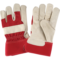 Premium Dry-Palm Fitters Gloves, Large, Grain Cowhide Palm, Cotton Inner Lining Infinity Industrial Services Inc.
