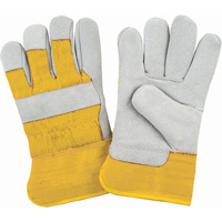 Gants d'ajusteur doubl&eacute;s pour l'hiver de premi&egrave;re qualit&eacute;, Moyen, Paume en Cuir de vache refendu, Doublure en Molleton de mousse Infinity Industrial Services Inc.