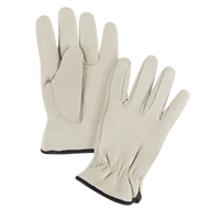 Winter-Lined Driver's Gloves, Small, Grain Cowhide Palm, Fleece Inner Lining Infinity Industrial Services Inc.