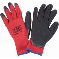 Gants enduits de latex de caoutchouc naturel, 9/Grand, R&ecirc;vetement Latex de caoutchouc, Calibre 10, Enveloppe en Polyester/Coton Infinity Industrial Services Inc.