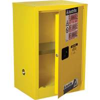 Sure-Grip&reg; EX Compac Flammable Safety Cabinet, 12 gal., 1 Door, 23.25" W x 35" H x 18" D Infinity Industrial Services Inc.
