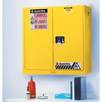 Wall Mount Sure-Grip&reg; Ex Safety Cabinets, 20 gal., 2 Door, 43" W x 44" H x 12" D Infinity Industrial Services Inc.
