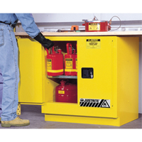Sure-Grip&reg; EX Undercounter Flammable Safety Cabinet, 22 gal., 2 Door, 35" W x 35" H x 22" D Infinity Industrial Services Inc.