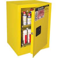 Sure-Grip&reg; EX Benchtop Flammable Safety Cabinet, 24 gal., 1 Door, 21" W x 27" H x 18" D Infinity Industrial Services Inc.