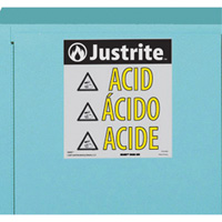 ChemCor&reg; Lined Acid/Corrosive Storage Cabinets, 22 gal., 35" x 35" x 22" Infinity Industrial Services Inc.