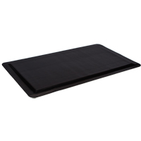 Ergo-Ease Mats, Ribbed, 2' x 10' x 7/8", Black, Rubber/Sponge Infinity Industrial Services Inc.