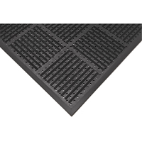 Outfront Reversible No. 227 Mat, Rubber, Scraper Type, Slotted Pattern, 3' x 6', Black Infinity Industrial Services Inc.