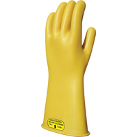 Yellow Natural Rubber Insulating Gloves, ASTM Class 2, Size 8, 14" L Infinity Industrial Services Inc.