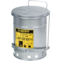 Contenants pour d&eacute;chets huileux, Homologu&eacute; FM/List&eacute; UL, 6 gal. US, Argent Infinity Industrial Services Inc.