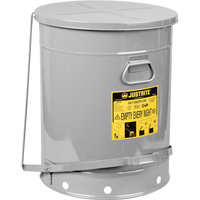 Oily Waste Cans, FM Approved/UL Listed, 21 US gal., Silver Infinity Industrial Services Inc.
