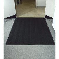 Waterhog&reg; Eco Elite Matting, Wiper/Scraper, 4' x 6' x 3/8", Black Smoke Infinity Industrial Services Inc.