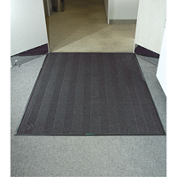 Waterhog&reg; Eco Elite Matting, Wiper/Scraper, 6' x 6' x 3/8", Grey Ash Infinity Industrial Services Inc.