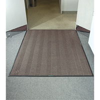 Waterhog&reg; Eco Elite Matting, Wiper/Scraper, 4' x 6' x 3/8", Chestnut Brown Infinity Industrial Services Inc.