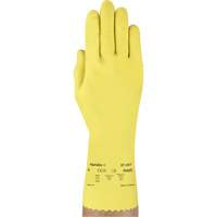 VersaTouch&reg; 297 Gloves, Size Medium/8, 12" L, Rubber Latex, Flock-Lined Inner Lining, 20-mil Infinity Industrial Services Inc.