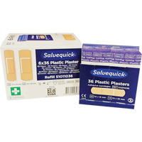 Salvequick&reg; Bandage Dispensing Systems Refills, Rectangular/Square, Plastic, Sterile Infinity Industrial Services Inc.