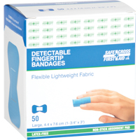 Bandages, Fingertip, 3", Fabric Metal Detectable, Sterile Infinity Industrial Services Inc.