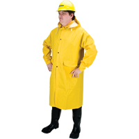 RZ200 Long Rain Coat, Polyester, Small, Yellow Infinity Industrial Services Inc.