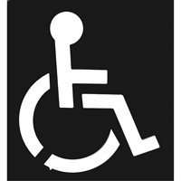 Pochoirs pour parc de stationnement, Anglais, 37" x 43" Infinity Industrial Services Inc.