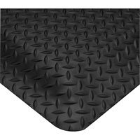 Tapis Smart No 497, Losange, 2' x 3' x 5/8", Noir, PVC Infinity Industrial Services Inc.