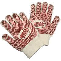 Red Brick&reg; Reversible Terrycloth Gloves, Cotton, Double Sided, 10 Gauge, Large Infinity Industrial Services Inc.