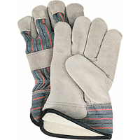 Winter-Lined Fitters Gloves, Large, Split Cowhide Palm, Cotton Fleece Inner Lining Infinity Industrial Services Inc.
