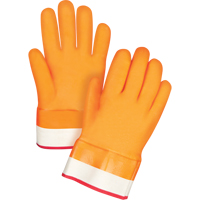 Winter-Lined Chemical-Resistant Gloves, Size Large/9, 10" L, PVC, Foam Fleece Inner Lining, Winter Weight Infinity Industrial Services Inc.