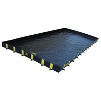 Rigid-Lock QuickBerm&reg;, 1795 gal. Capacity, 12' W x 20' L x 12" H, Stake Wall Infinity Industrial Services Inc.