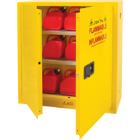 Armoire pour produits inflammables, 24 gal., 2 Porte(s), 43" La x 44" h x 12" p Infinity Industrial Services Inc.