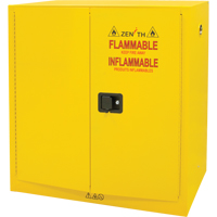 Flammable Storage Cabinet, 30 gal., 2 Door, 43" W x 44" H x 18" D Infinity Industrial Services Inc.