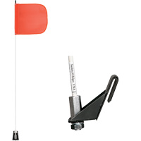 Safety Whip&reg; Light-Duty Whips, Window Mount, 5' High, Orange Infinity Industrial Services Inc.