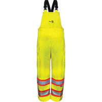 Hi-Vis FR/PU Safety Rain Bib Pants, 4X-Large Infinity Industrial Services Inc.