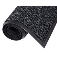 Astro-Plus Mat, Polyethylene, Scraper Type, Textured Pattern, 3-3/10' x 4', Charcoal Infinity Industrial Services Inc.