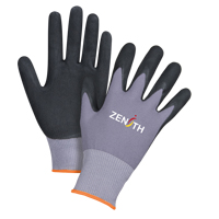 ZX-1 Premium Touchscreen Compatible Gloves, 7/Small, Nitrile/Foam Nitrile Coating, 15 Gauge, Nylon Shell Infinity Industrial Services Inc.