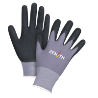 Gants ZX-1 de premi&egrave;re qualit&eacute; compatibles avec les &eacute;crans tactiles, 8/Moyen, R&ecirc;vetement Nitrile/Mousse de nitrile, Calibre 15, Enveloppe en Nylon Infinity Industrial Services Inc.