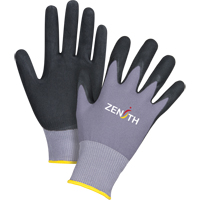 Gants ZX-1 de premi&egrave;re qualit&eacute; compatibles avec les &eacute;crans tactiles, 11/2T-Grand, R&ecirc;vetement Nitrile/Mousse de nitrile, Calibre 15, Enveloppe en Nylon Infinity Industrial Services Inc.