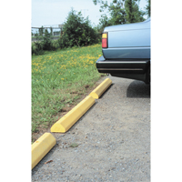 Car Stops, Plastic, 4' L, Yellow Infinity Industrial Services Inc.
