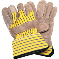 Double-Palm Fitters Gloves, Large, Split Cowhide Palm, Cotton Inner Lining Infinity Industrial Services Inc.