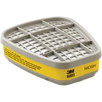 Cartouches pour respirateur s&eacute;rie 6000, Cartouche gaz/vapeur, Vapeurs organiques/Gaz acides Infinity Industrial Services Inc.