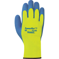 PowerFlex&reg; T° Hi Viz 80-400 Gloves, 7/Small, Rubber Latex Coating, 7 Gauge, Terry Shell Infinity Industrial Services Inc.