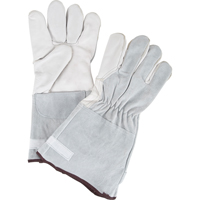 Gants de travail &agrave; ajustement d'usage standard, Petit, Paume en Cuir fleur de ch&egrave;vre Infinity Industrial Services Inc.