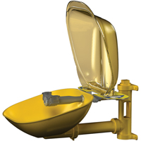 Poste de douche oculaire Halo, Installation Montage mural, Bol Plastique Infinity Industrial Services Inc.