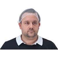 Hair Nets, Nylon, 18", White Infinity Industrial Services Inc.