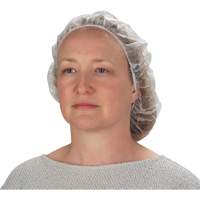 Non-Woven Bouffant Caps, Polypropylene, 21"/Large, White Infinity Industrial Services Inc.