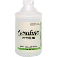 Bouteilles de solution saline pour douche oculaire, Bouteille Plein, 8 oz Infinity Industrial Services Inc.