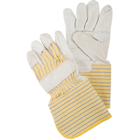 Patch Palm Fitters Gloves, Large, Grain Cowhide Palm, Cotton Inner Lining Infinity Industrial Services Inc.