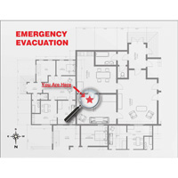 Evacuation Map Holder Clear Insert Infinity Industrial Services Inc.